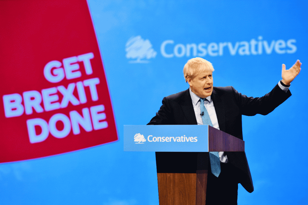 Com foco no Brexit, Johnson encerra convenção dos conservadores