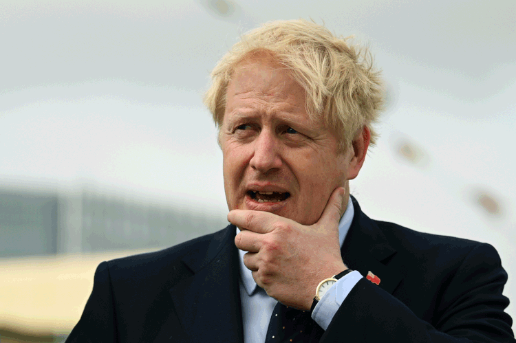 Boris Johnson: Partido Conservador do premiê britânico lidera as intenções de voto (WPA Pool / Base de fotógrafos/Getty Images)