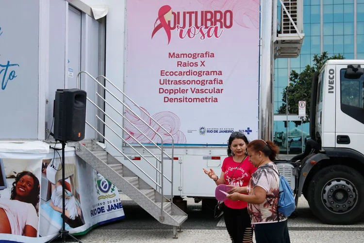 Outubro rosa: Rio de Janeiro tem mamógrafo móvel durante campanha de prevenção ao câncer de mama  (Tomaz Silva/Agência Brasil)