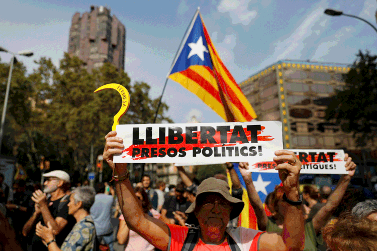 Catalunha: separatistas tentaram conseguir a independência da região em 2017 (Rafael Marchante/Reuters)