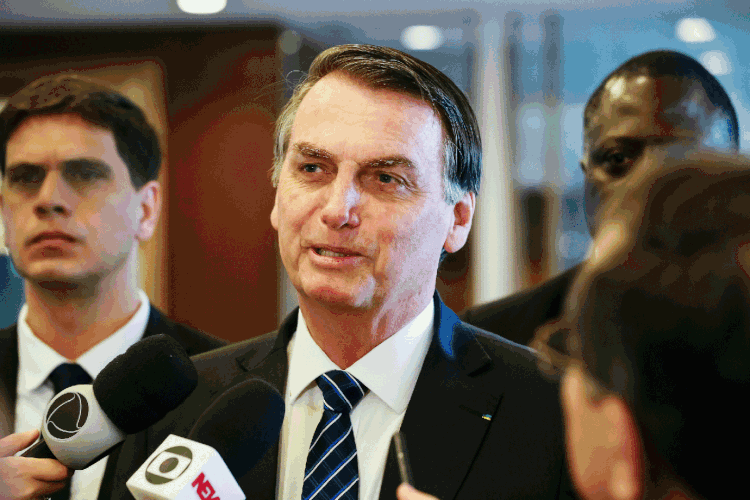 Jair Bolsonaro: presidente também disse que Witzel quer "o poder pelo poder" e "se acha gostosão" (José Dias/PR/Flickr)