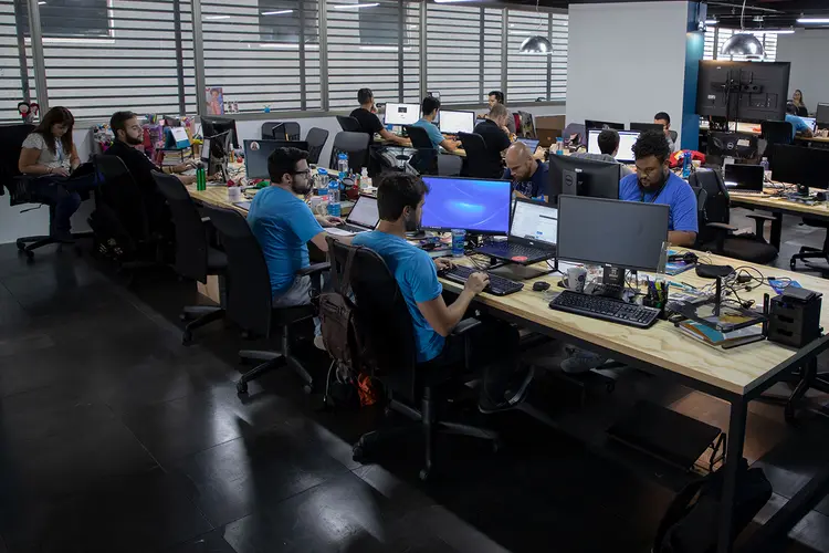 Escritório da Conta Azul, em Santa Catarina: expectativa é chegar a 100 mil empresas atendidas neste ano (Conta Azul/Divulgação)