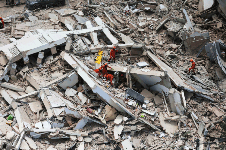 Fortaleza: oito pessoas morreram no desabamento (Jose Eleomar/Reuters)