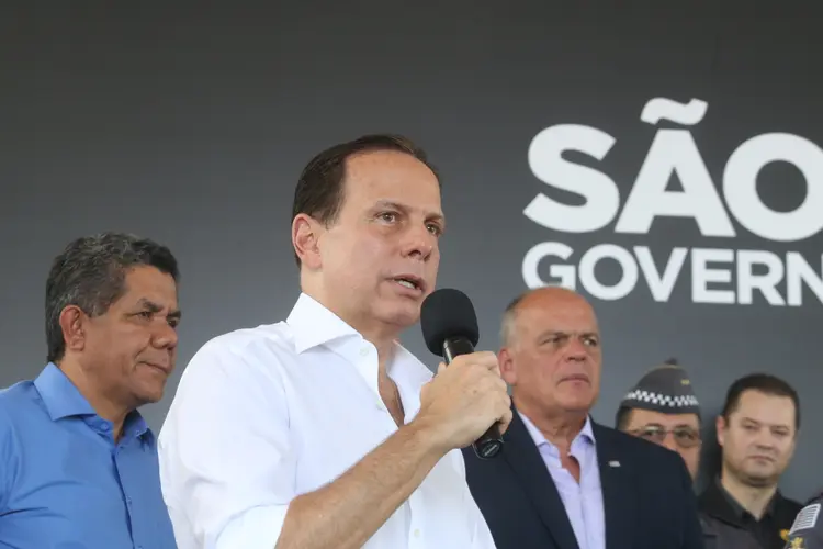 Doria: governador de SP tenta pacificar a relação com as corporações policiais (Governo do Estado de São Paulo/Flickr)
