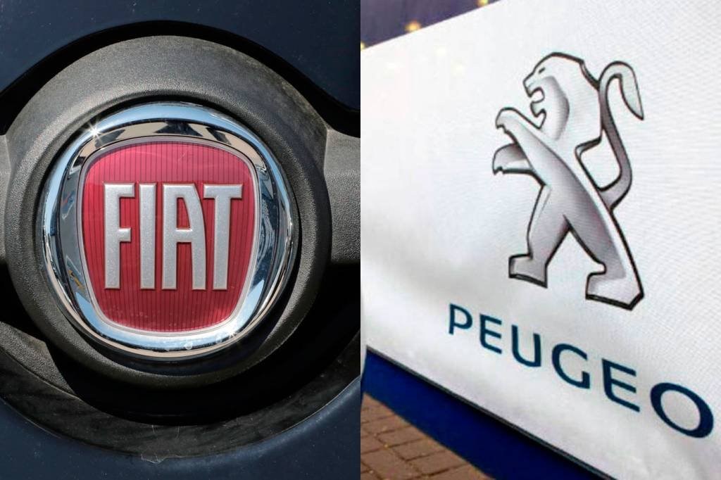 Com fusão, Fiat e Peugeot dão início à Stellantis (Eric Gaillard/Reuters - Krisztian Bocsi/Bloomberg/Exame)