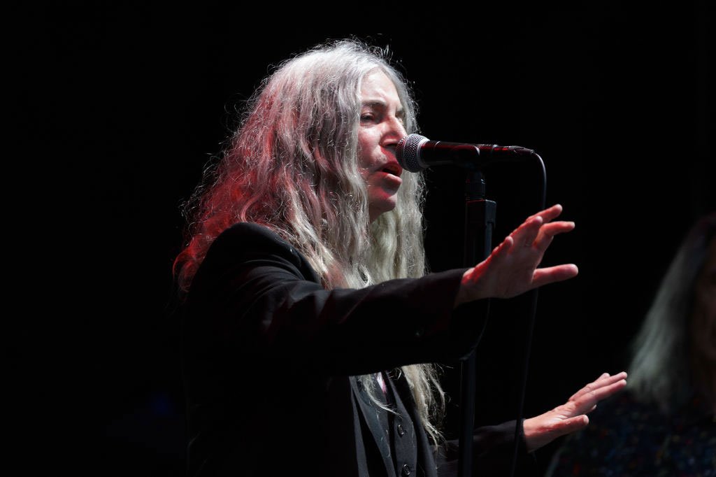 Patti Smith: em São Paulo, antes de dois shows, a artista e escritora americana falou sobre literatura no Sesc Pompeia (Daniel Boczarski/Getty Images)