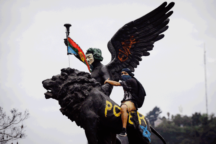 Chile: 18 pessoas morreram durante as manifestações (Claudio Santana/Getty Images)