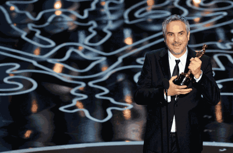 Alfonso Cuáron: no ano passado, entre os 87 filmes apresentados, o mexicano "Roma", de Alfonso Cuarón, levou a estatueta (Kevin Winter/Getty Images)