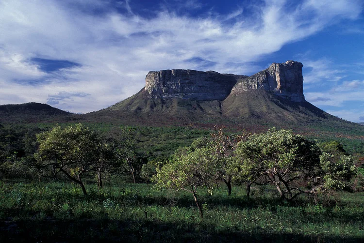 Chapada Diamantina: fogo abrange parte do território das cidades de Livramento de Nossa Senhora e Rio de Contas (Brazil Photos/Getty Images)