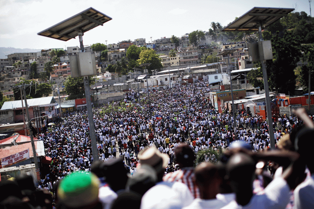 Haiti: escassez de combustível, desemprego e inflação foram alguns gatilhos para as manifestações (Andres Martinez Casares/Reuters)