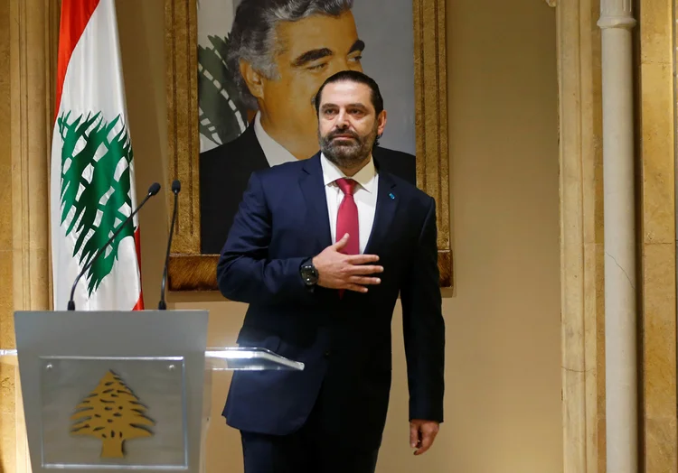 Saad Al-Hariri: primeiro-ministro do Líbano disse que chegou a um &#8220;beco sem saída&#8221; após 13 dias de manifestações no país (Mohamed Azakir/Reuters)