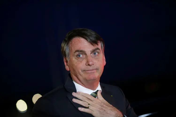 Jair Bolsonaro: "O que eu fiz foi filmar a secretária eletrônica com a respectiva voz de quem atendeu o telefone. Só isso, mais nada" (Adriano Machado/Reuters)