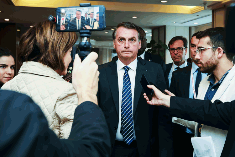 Jair Bolsonaro: presidente adotou uma retórica inflamada anti-China durante a campanha eleitoral (José Dias/PR/Flickr)