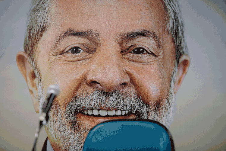 Lula: ex-presidente foi preso após ser condenado em segunda instância, no Tribunal Regional Federal da 4ª Região (TRF-4), por corrupção passiva e lavagem de dinheiro (Patricia Monteiro/Bloomberg)