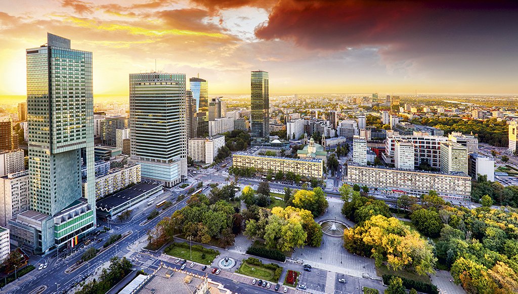 Varsóvia, capital da Polônia: "terapia de choque" liberal foi responsável pela modernização e crescimento da Polônia pós-União Soviética (//Getty Images)