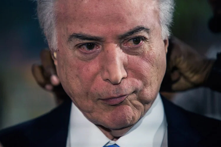 Michel Temer: procuradores argumentam que o crime imputado a Temer ficou comprovado (Victor J. Blue/Bloomberg)