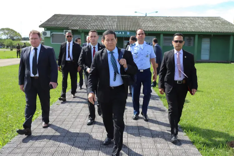 Mourão: general é o presidente em exercício do Brasil, com a viagem de Bolsonaro à Ásia (Romerio Cunha / VPR/Flickr)