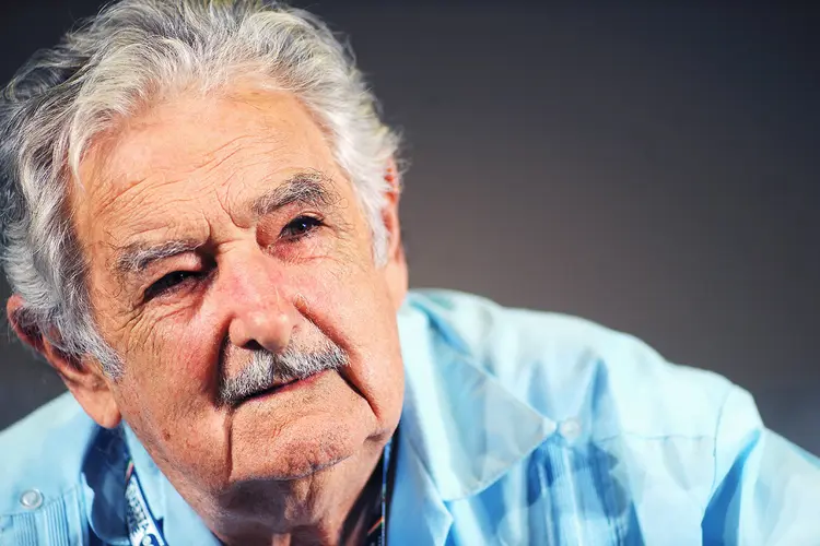 O ex-presidente uruguaio José Mujica em Montevidéu, em 30 de junho de 2024 (Roberto Serra/Iguana Press / Correspondente/Getty Images)