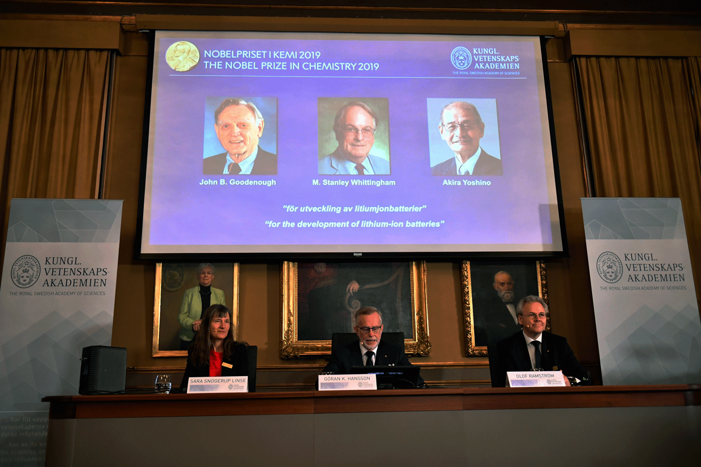 Desenvolvedores da bateria de íons de lítio vencem Nobel de Química