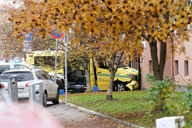 Noruega: três vítimas foram encaminhadas ao hospital (NTB Scanpix/Stian Lysberg Solum/Reuters)