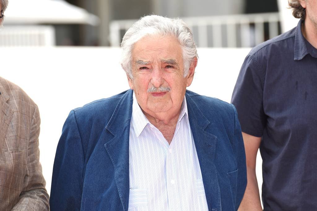 Mujica: principal nome da política uruguaia nos últimos anos continuou a aparecer em inúmeros eventos apesar da aposentadoria (Antony Jones/Getty Images)