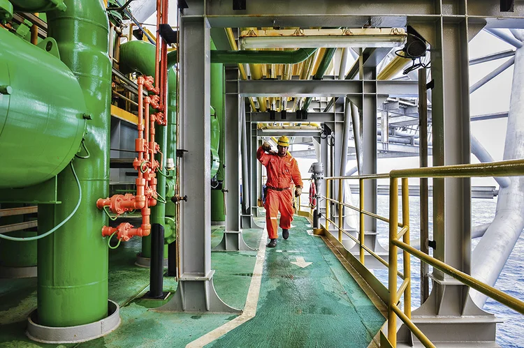 Petrobras: assim como a petroleira, 14 das 70 empresas que compõem o Índice Bovespa têm capitalização abaixo do seu valor de livro (Germano Lüders/Exame)