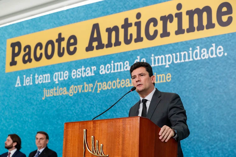 Sergio Moro: pacote anticrime do ministro teve publicidade barrada pela Justiça (Alan Santos/PR/Flickr)