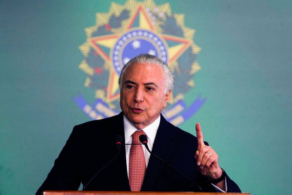 Michel Temer: assumiu a presidência após o afastamento e impeachment de Dilma Rousseff (Antônio Cruz/Agência Brasil)