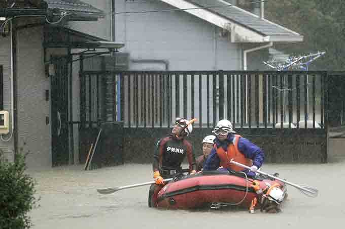 Tufão Hagibis mata uma pessoa e deixa 51 feridas no Japão