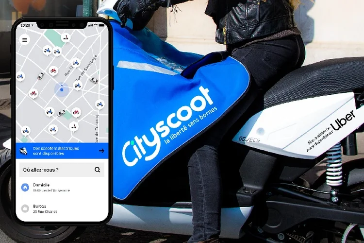 Mobilidade: Uber vai apostar em um novo meio de transporte em seu aplicativo (Cityscoot/Divulgação)