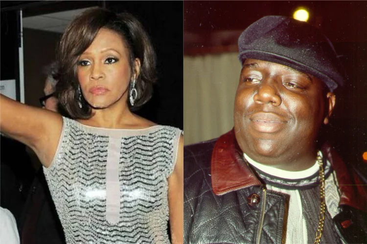 Whitney Houston e Notorious B.I.G.: lista final com indicados será anunciada em janeiro de 2020 (Larry Busacca e Michael Ochs/Getty Images)