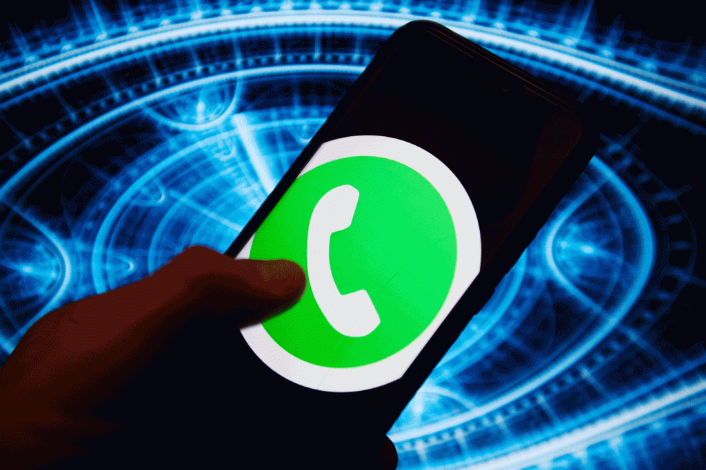 WhatsApp: com home office, aplicativo cresceu durante a quarentena global em razão do novo coronavírus (SOPA Images / Colaborador/Getty Images)