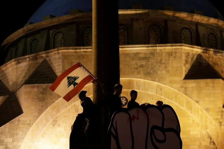 Protestos no Líbano contra o governo, dia 17/11/2019 (Andres Martinez Casares/Reuters)