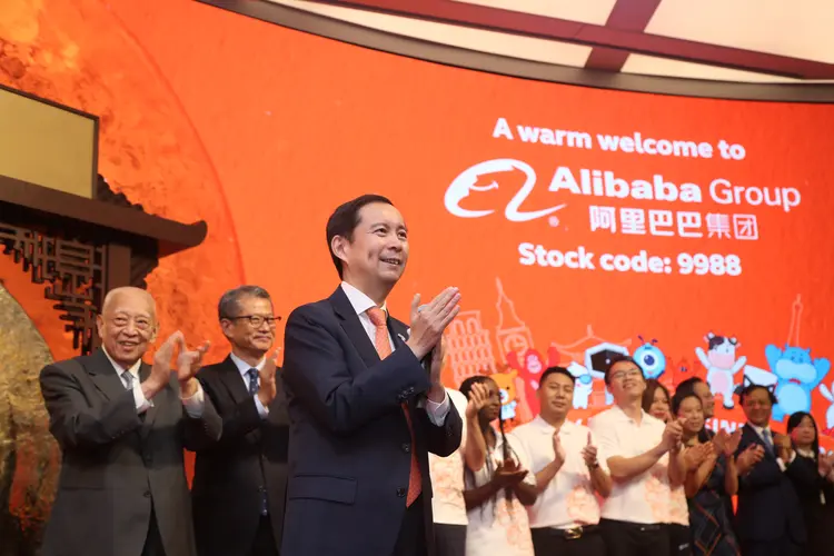 Alibaba: gigante do varejo online listou 11,2 bilhões de ações na bolsa da Hong Kong (Stringer/Reuters)