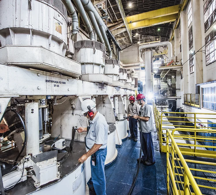 Usina São Martinho em Pradópolis (SP): equilíbrio entre tecnologia e cuidado com o bem-estar das pessoas | Foto: Germano Lüders / 