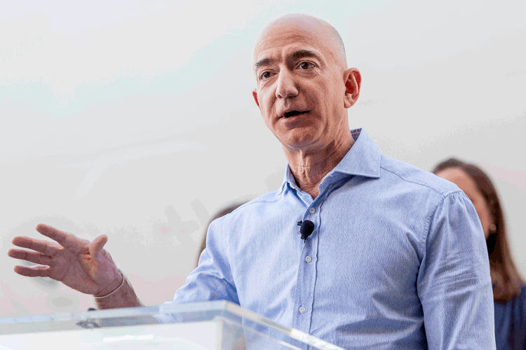 Jeff Bezos: na última semana, o presidente da Amazon perdeu a liderança de pessoa mais rica no mundo para Bill Gates (MediaNews Group/Getty Images)