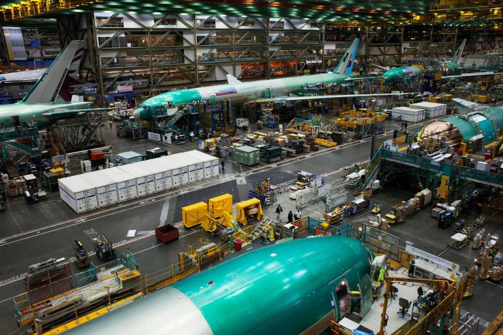 Fuselagem da nova aeronave da Boeing rompeu durante teste