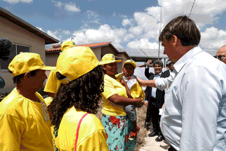 Bolsonaro: presidente participou da inauguração de um complexo habitacional do programa Minha Casa Minha Vida em Campina Grande, na Paraíba (Alan Santos/PR/Flickr)