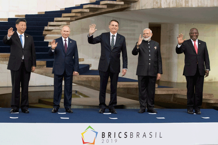 Brics: "É essencial que todos os membros da OMC evitem medidas unilaterais e protecionistas", diz documento (Pavel Golovkin/Reuters)