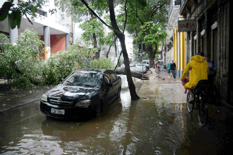 Rio de Janeiro: Para as próximas horas, a prefeitura prevê chuva moderada a forte (Tomaz Silva/Agência Brasil)