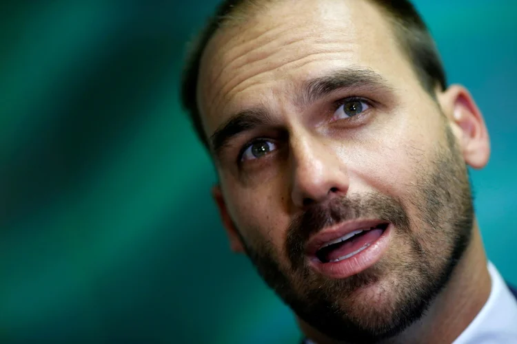 EDUARDO BOLSONARO: o deputado defendeu “um novo AI-5 caso a esquerda radicalize” / REUTERS/ (Adriano Machado/Reuters)