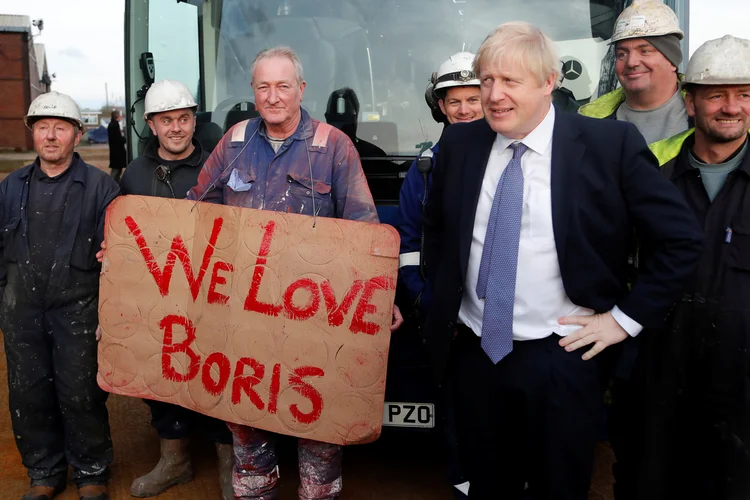 O primeiro-ministro britânico Boris Johnson: será a primeira vez em quase um século que o Reino Unido terá uma eleição durante o inverno (Frank Augstein/Pool/Reuters)