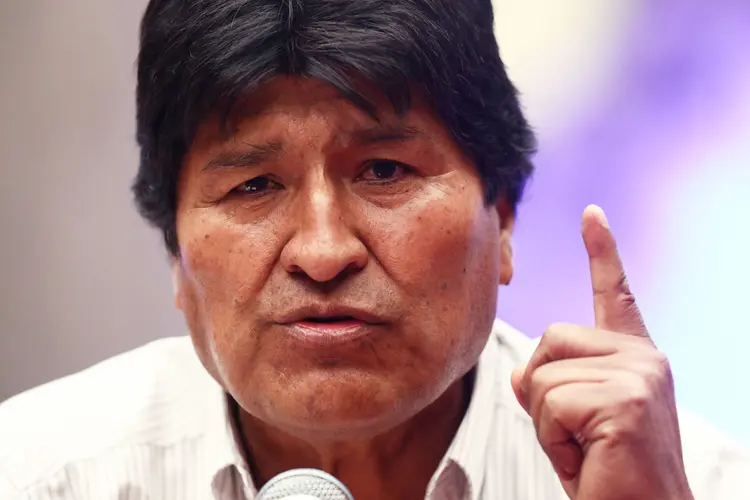 Evo Morales: ex-presidente da Bolívia recuou da fala sobre a criação de grupos armados contra o governo (Edgard Garrido/Reuters)