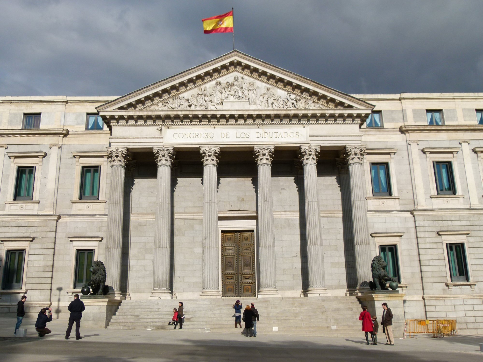 Congresso dos Deputados em Madrid, na Espanha