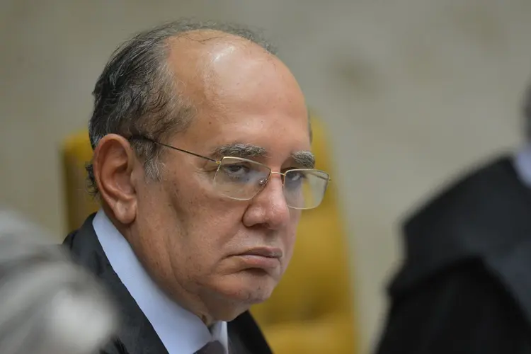 Gilmar Mendes: ministro é o segundo membro do STF que vem a público para criticar a declaração do filho do presidente da República (Fabio Rodrigues Pozzebom/Agência Brasil)