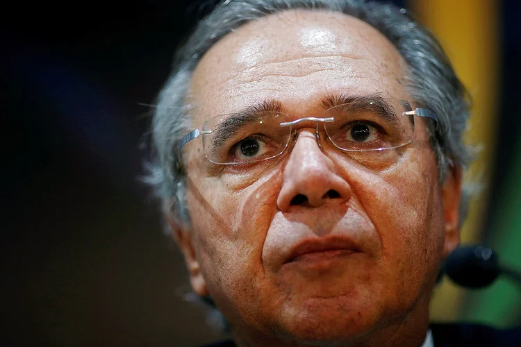 Paulo Guedes: ministro elogiou alta do dólar e disse que a valorização da moeda era benéfica para todo mundo (Adriano Machado/Reuters)