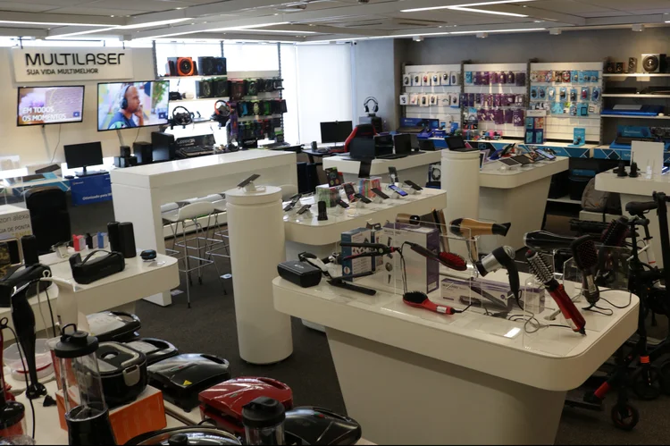 Showroom em escritório da Multilaser, em São Paulo: nova loja será aberta na segunda-feira 25 (Multilaser/Divulgação)