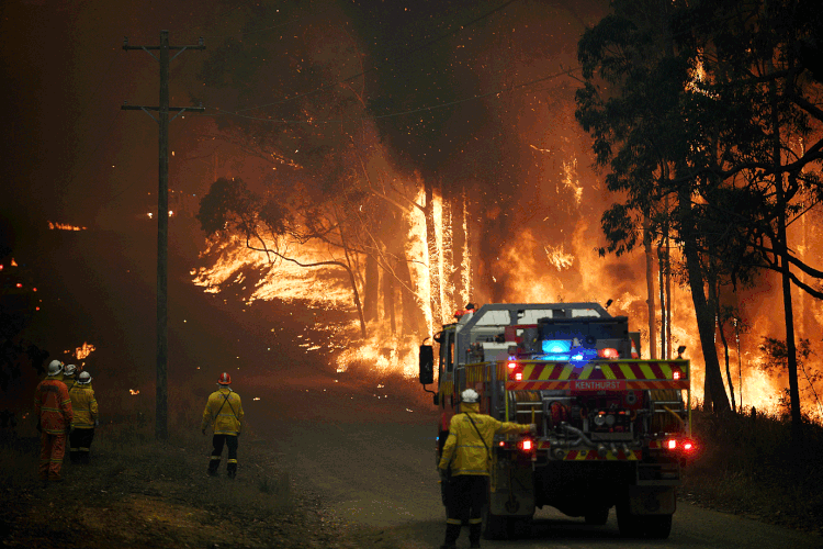 Austrália: mais de 500 casas foram destruídas no fogo (AAP Image/Dan Himbrechts/Reuters)