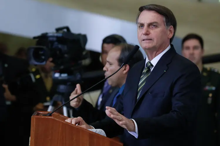 Bolsonaro: presidente afirmou que país tem mudado sua posição mais à centro-direita (Isac Nóbrega/PR/Flickr)