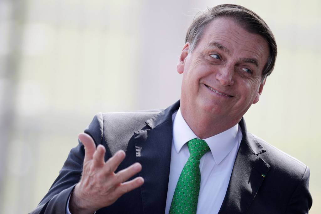 Bolsonaro: aposta no número 13 (Ueslei Marcelino/Reuters)